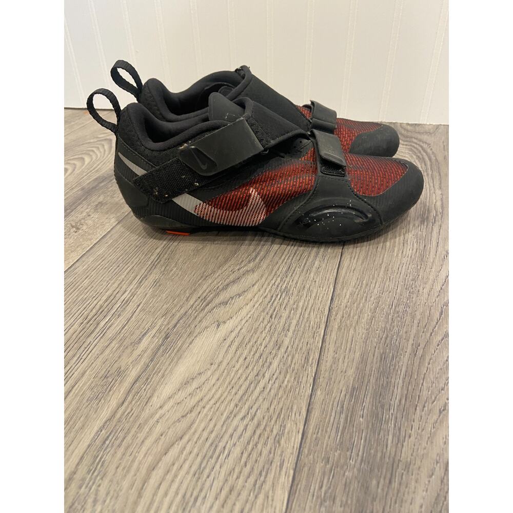 Nike SuperRep Indoor Cycle Shoes Women's Size 8 Black Crimson CJ0775-008 - Picture 5 of 7